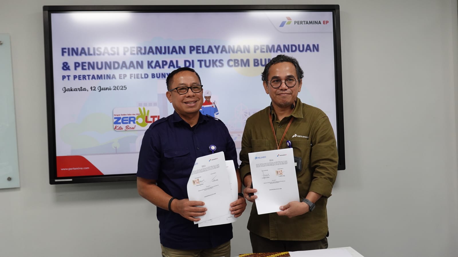 Pelindo dan Pertamina EP Sepakati Kerja Sama Jasa Pemanduan dan Penundaan Kapal di CBM Bunyu
