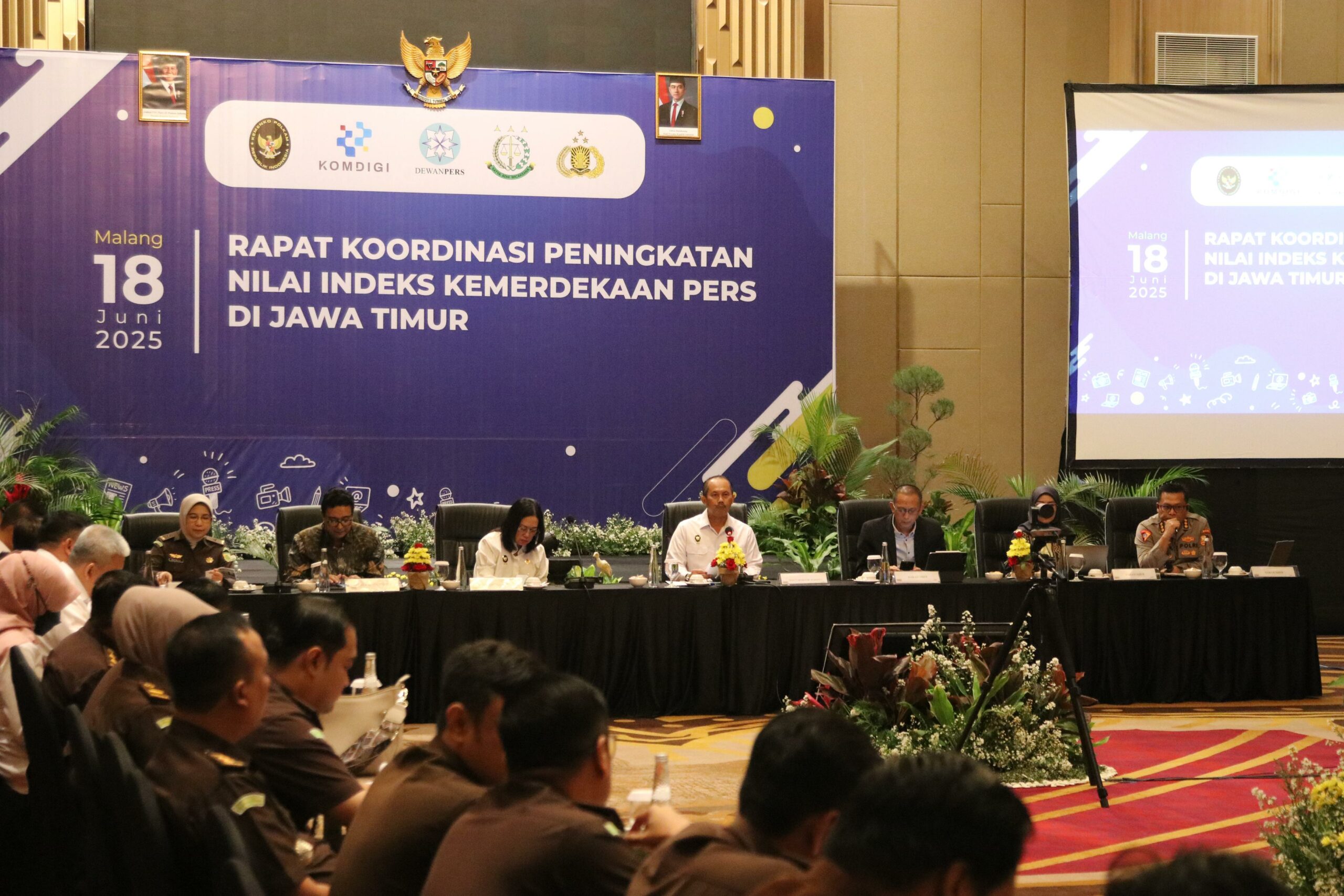 Kemenko Polkam Dorong Penguatan Kemerdekaan Pers di Jawa Timur