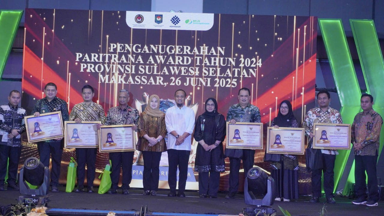 Daftar Penerima Paritrana Award 2024 Tingkat Provinsi Sulawesi Selatan