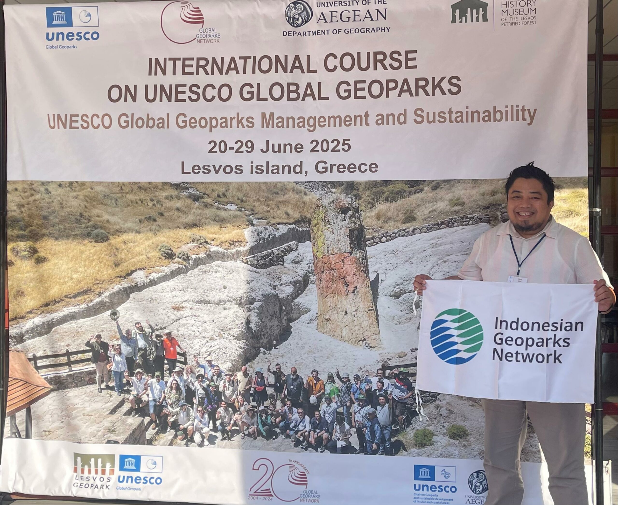 GM Geopark Maros–Pangkep Wakili Indonesia Ikuti Kursus Intensif UNESCO di Yunani