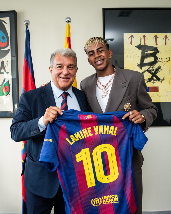 Barcelona Resmi Umumkan Lamine Yamal Pakai Nomor Punggung 10