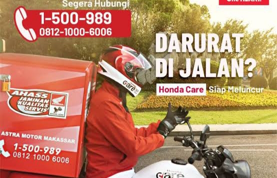 Asmo Sulsel Tawarkan Layanan Honda Care Berbasis Digital