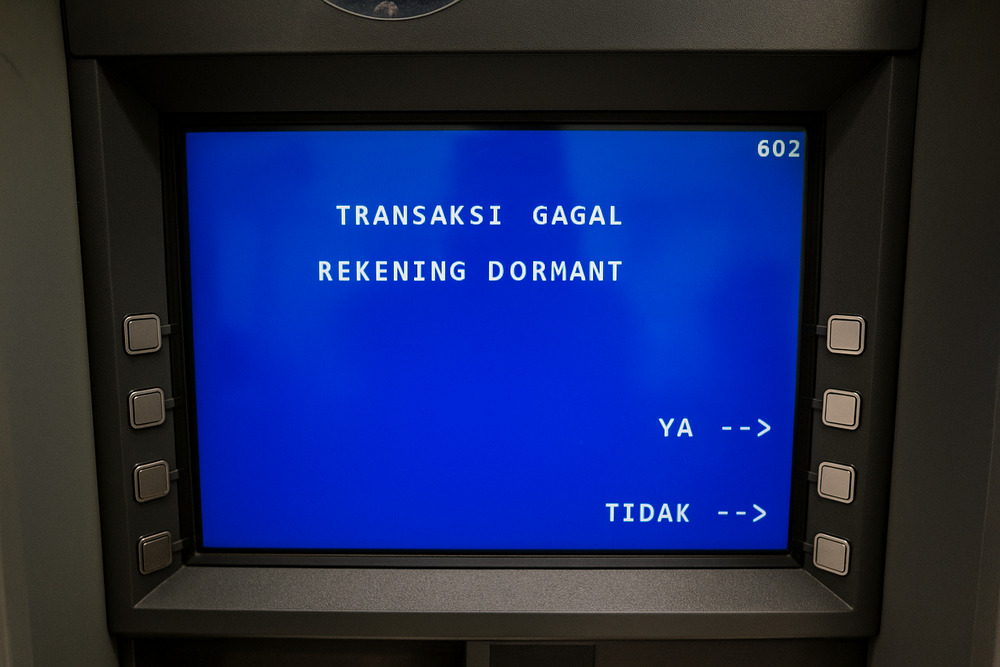 Ilustrasi Transaksi Rekening Dormant (Tidak Aktif)