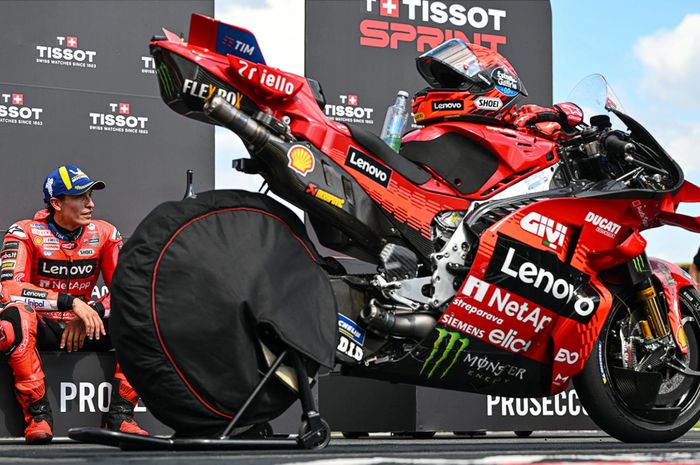 Pembalap Ducati, Marc Marquez, Usai Juara Sprint Race MotoGP Ceko 2025