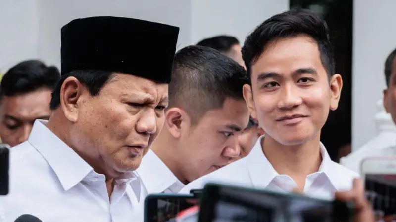 Presiden Prabowo Subianto dan Wakil Presiden, Gibran Rakabuming Raka