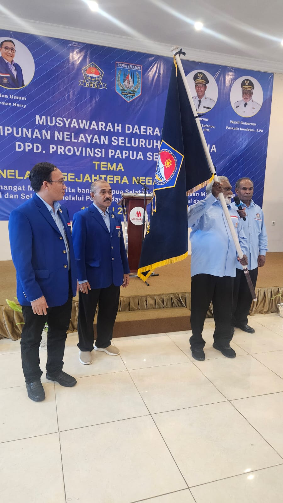 Wakil Gubernur Papua Selatan, Paskali Imadawa Terpilih Sebagai Ketua HNSI Papua Selatan Periode 2025-2030