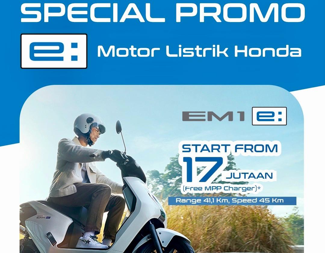 Asmo Sulsel Hadirkan Promo Khusus Motor Listrik Honda EM1 e: di Juli 2025