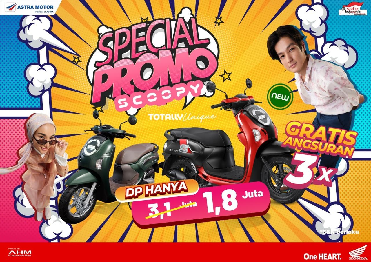 Asmo Sulsel Tawarkan Promo Honda Scoopy, Gratis Angsuran hingga 3 Bulan