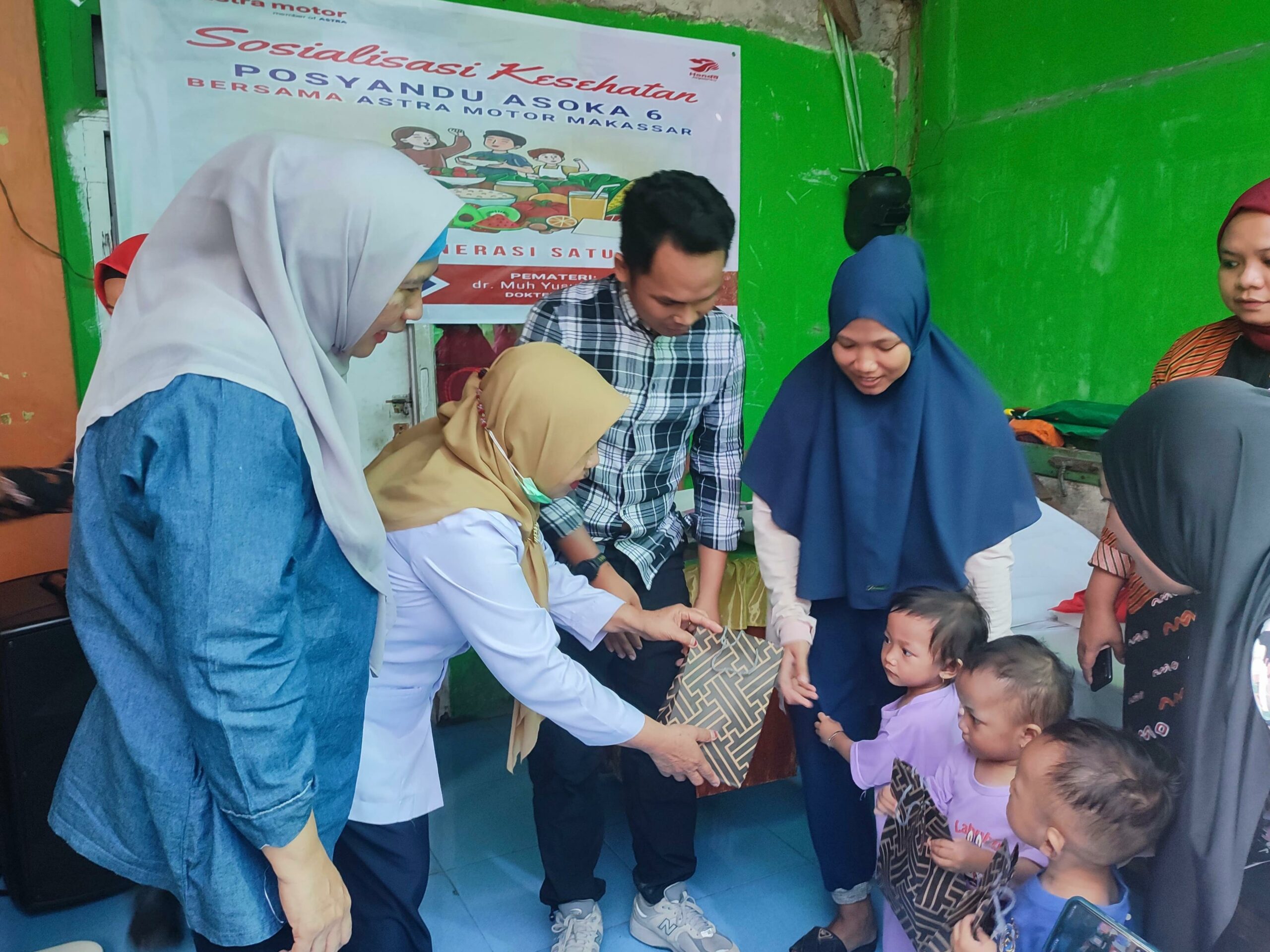 Sosialisasi Gizi Asmo Sulsel Disambut Antusias Orang Tua Balita di Makassar