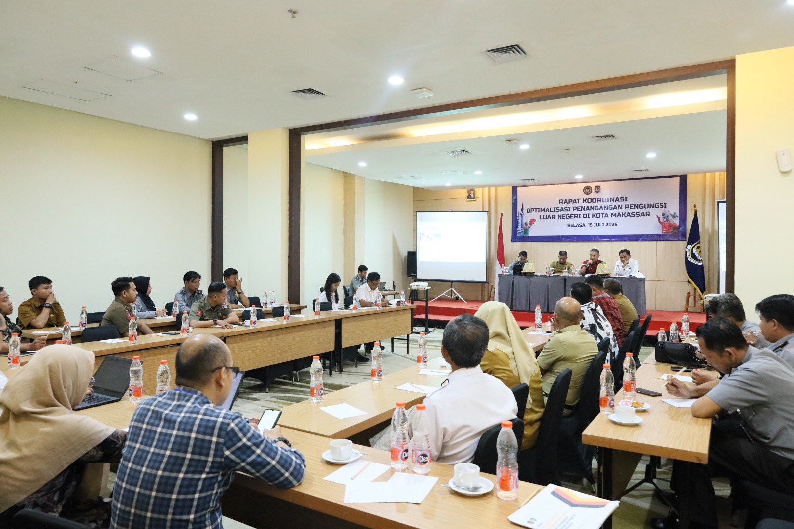Rudenim, IOM dan Pemda Gelar Rakor Penanganan Pengungsi Luar Negeri di Makassar