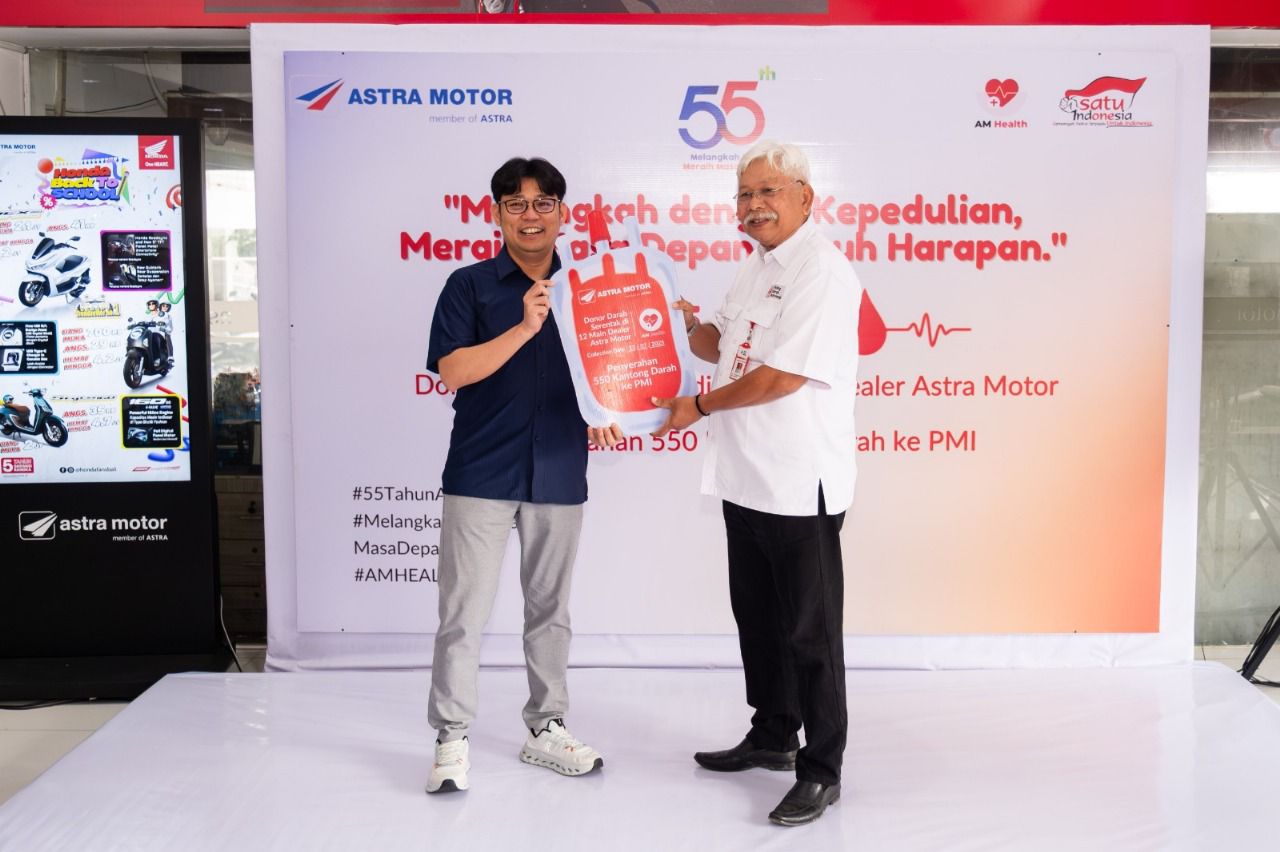 HUT ke-55, Astra Motor Salurkan 550 Kantong Darah di 12 Wilayah Indonesia