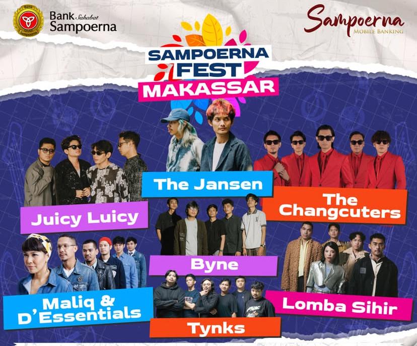 Sampoerna Fest Siap Guncang Makassar Hari Ini, Ini Jadwal Lengkapnya!