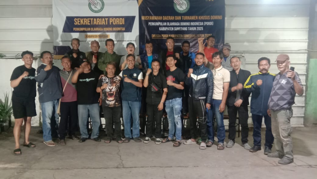 Perkumpulan Olah Raga Domino (PORDI) Sumedang, menggelar Turnamen Domino dengan melibatkan Pordi Kotamadya Bandung. (Ist)