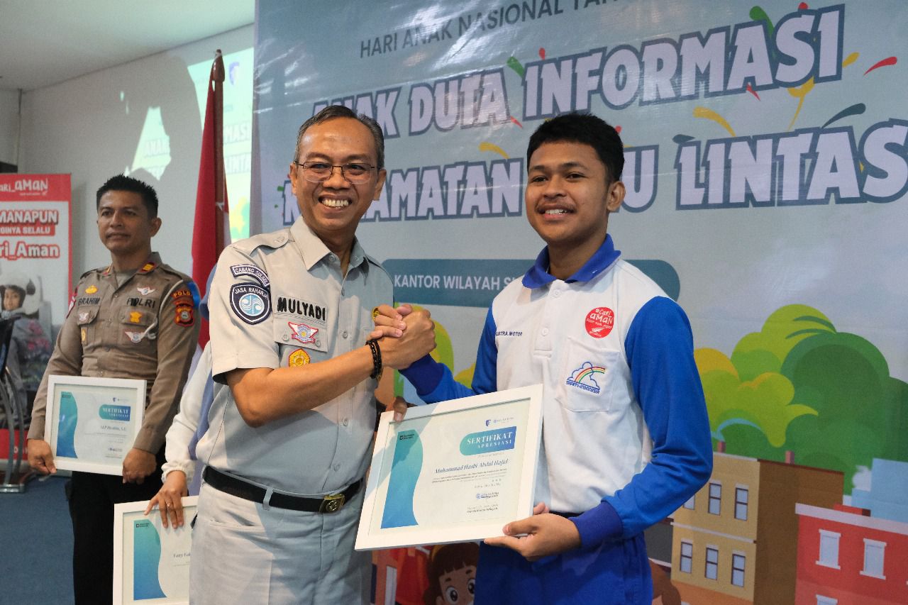 Muhammad Hasbi Jadi Duta #Cari_Aman, Ajak Pelajar Tingkatkan Keselamatan Berlalu Lintas