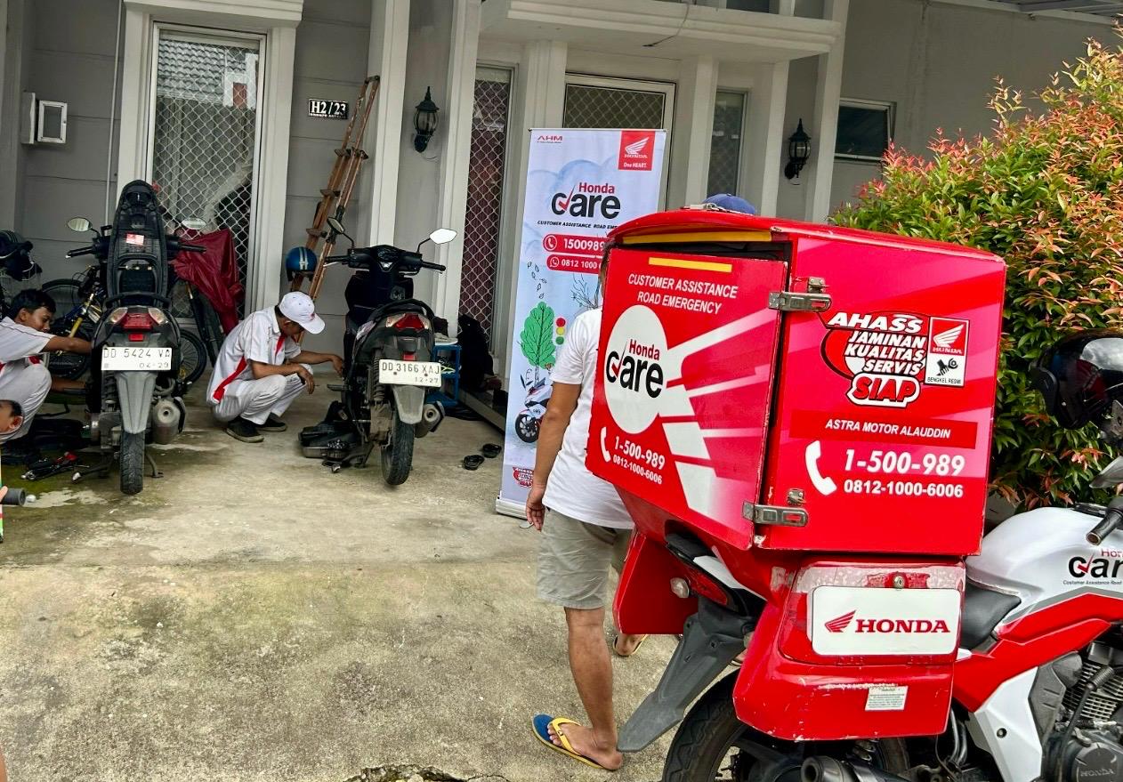 Layanan Honda Care Asmo Sulsel, Siaga 24 Jam untuk Para Konsumen