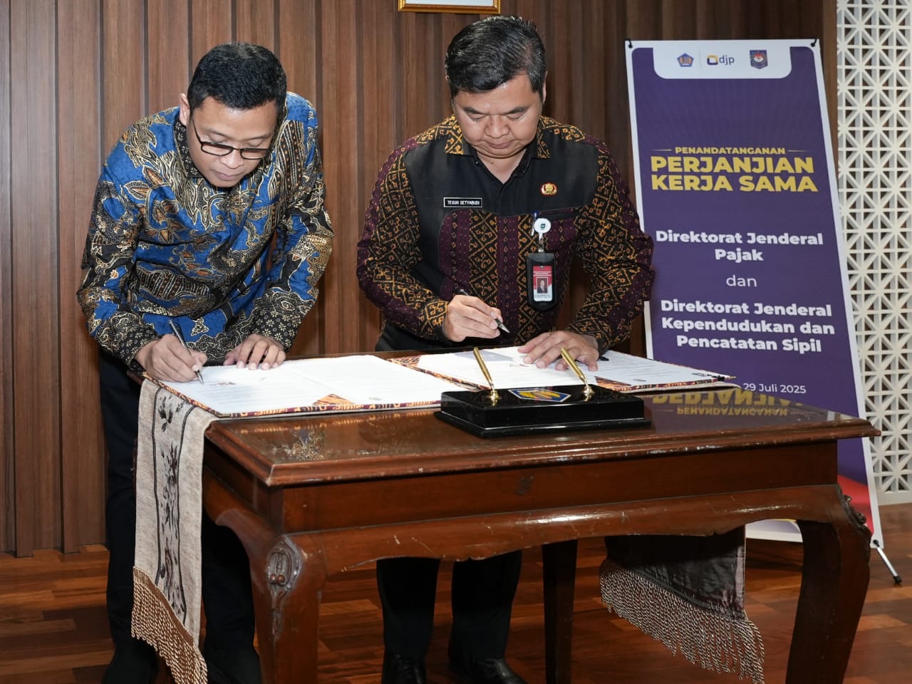 DJP dan Ditjen Dukcapil Sepakati Pemanfaatan NIK untuk Layanan Pajak