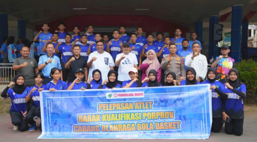 Bupati Maros Chaidir Syam Lepas 62 Atlet Ikut Seleksi Porprov
