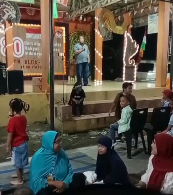 Calon Kandidat BPD (Zaenal) Burangkeg Dalam Acara HUT ke-80 RI di Bekasi Timur Regency (BTR), RT 006, RW 010