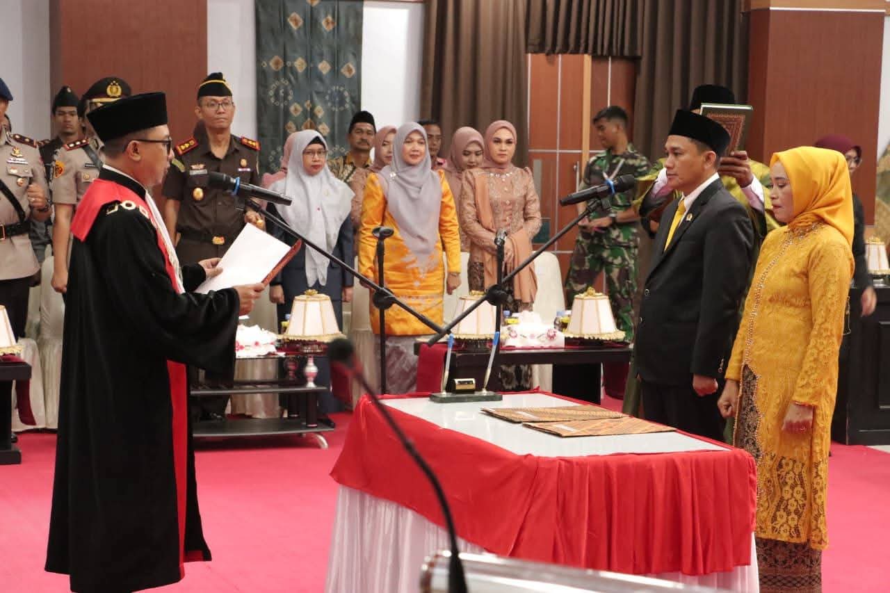 Husain Resmi Dilantik Jadi Ketua DPRD Luwu Utara Sisa Masa Jabatan 2024–2029