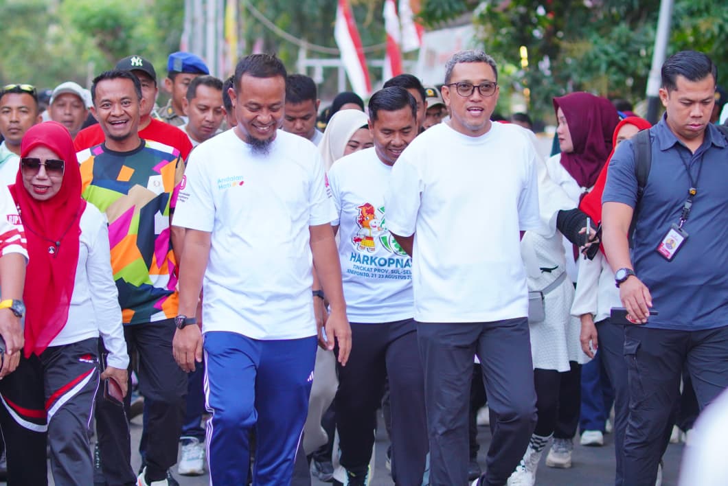 Gubernur Sulsel Ajak Warga Jeneponto Berjalan Sehat: Say Goodbye to Mager
