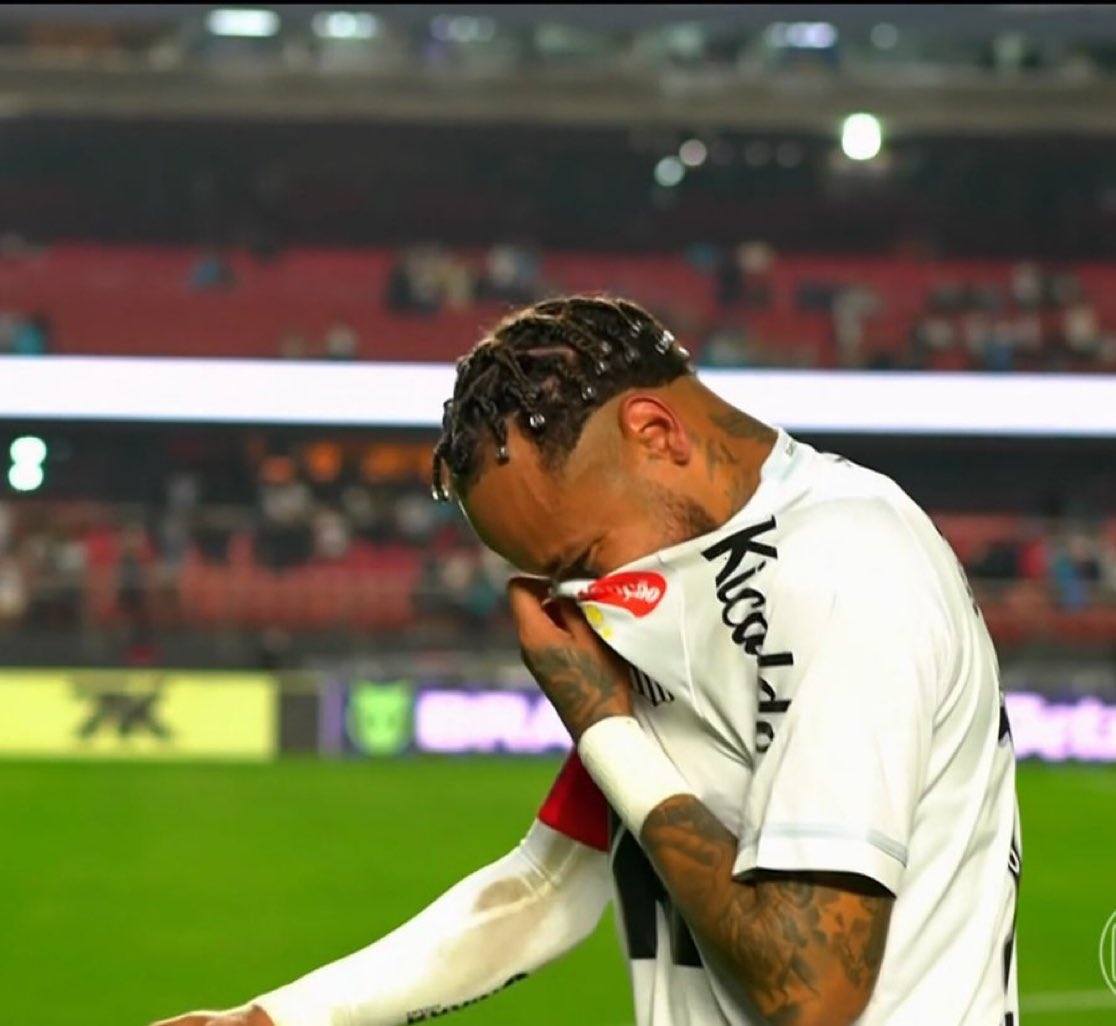 Neymar Tak Kuasa Menahan Air Matanya Usai Santos FC Kalah Telak 0-6 dari Vasco da Gama