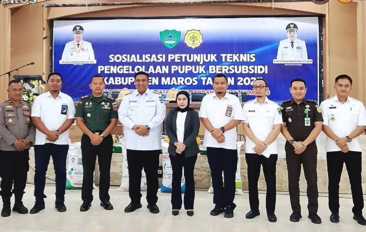 Pemkab Maros Gelar Sosialisasi Juknis Pengelolaan Pupuk Bersubsidi