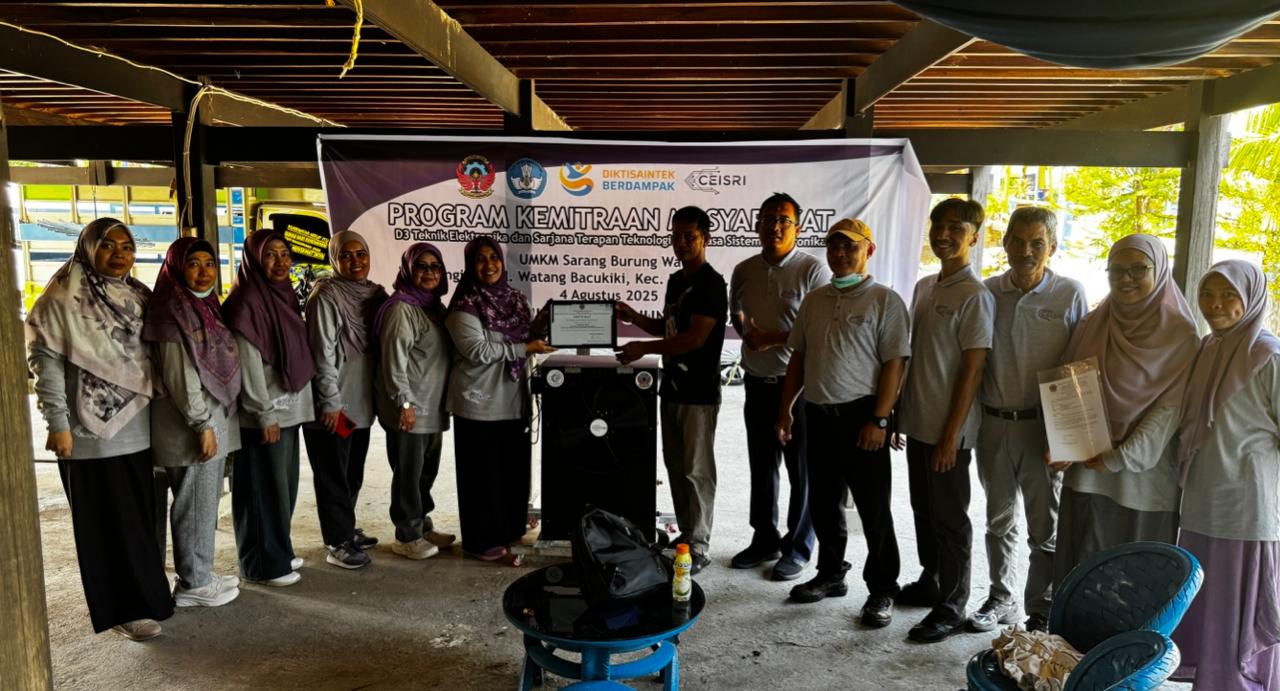 Penerapan Teknologi Cerdas untuk UMKM Sarang Burung Walet Kota Parepare Wujud Penelitian Berdampak dan Pengabdian Bermakna