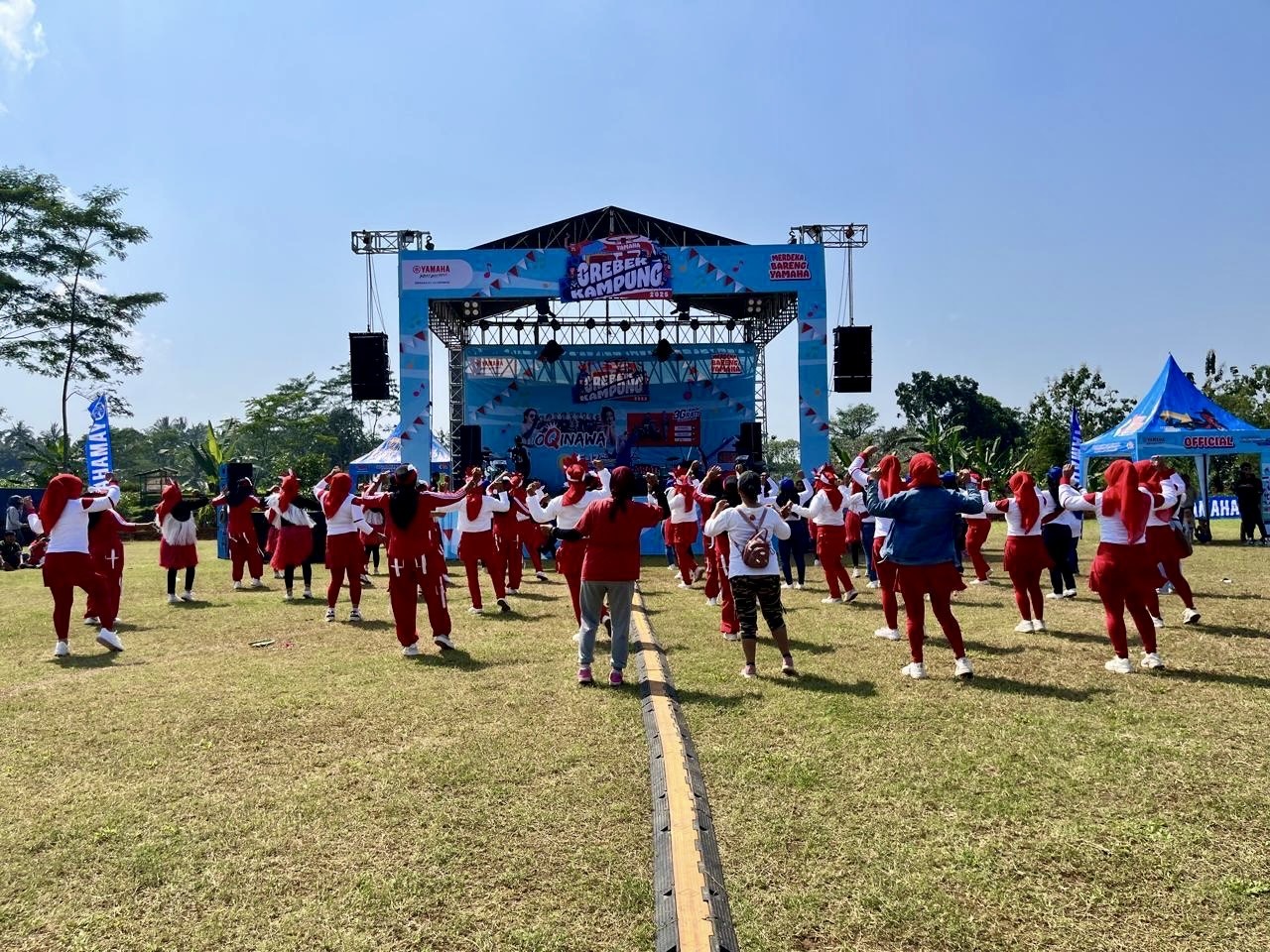 Peringati HUT RI ke-80, Yamaha Kobarkan Semangat 17-an Lewat Grebek Kampung
