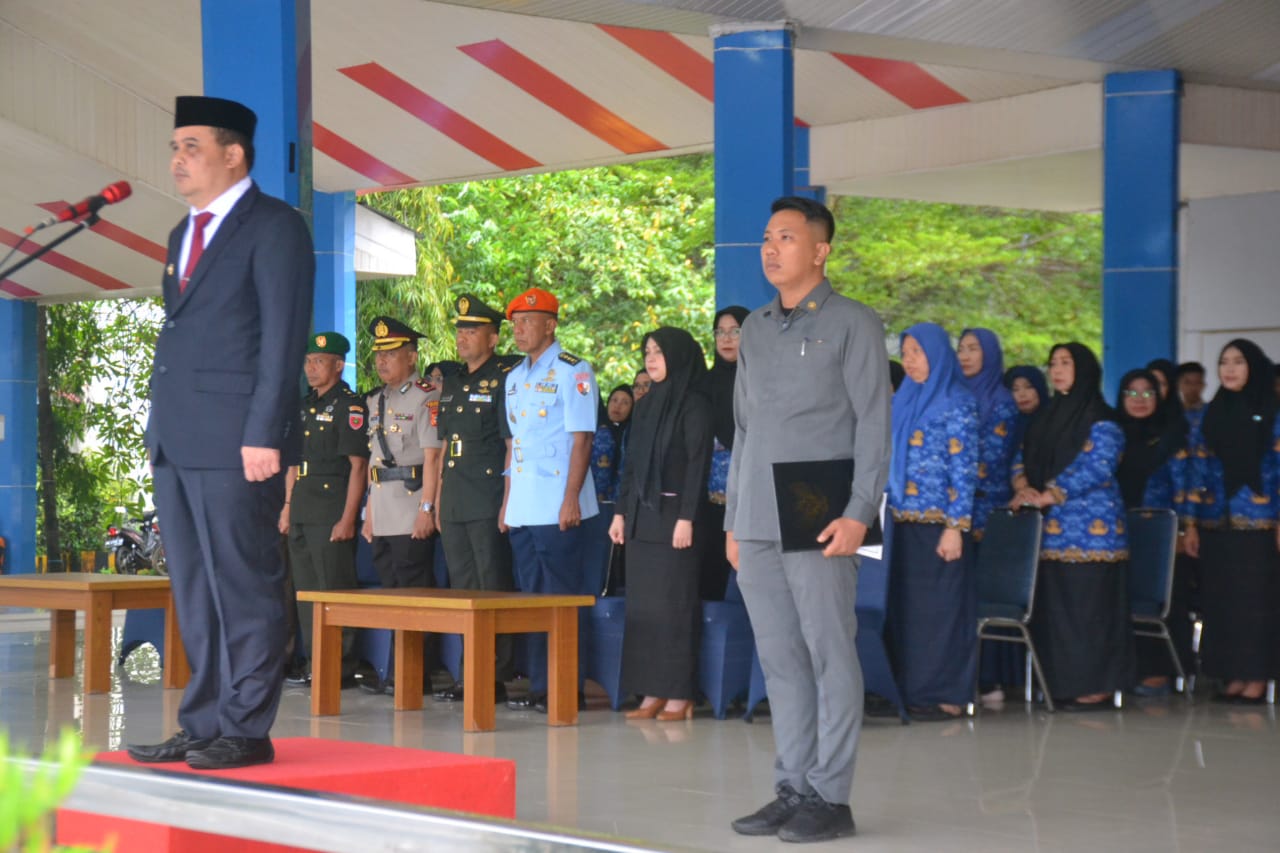 Wakil Bupati Maros Muetazim Mansyur Pimpin Upacara Peringatan Hari Lahir Pancasila ke-80 di Lapangan Pallantikang