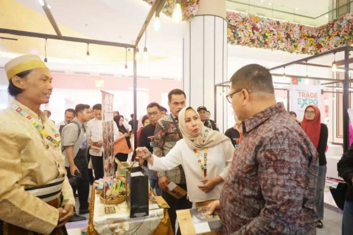 Wali Kota Makassar Saat Membuka Kegiatan Makassar Trade Expo, Sabtu (23/8/2025).