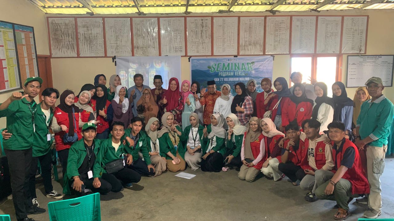 Mahasiswa KKN UINAM Posko Kelurahan Malino Gelar Seminar Proker, Fokus di 3 Bidang