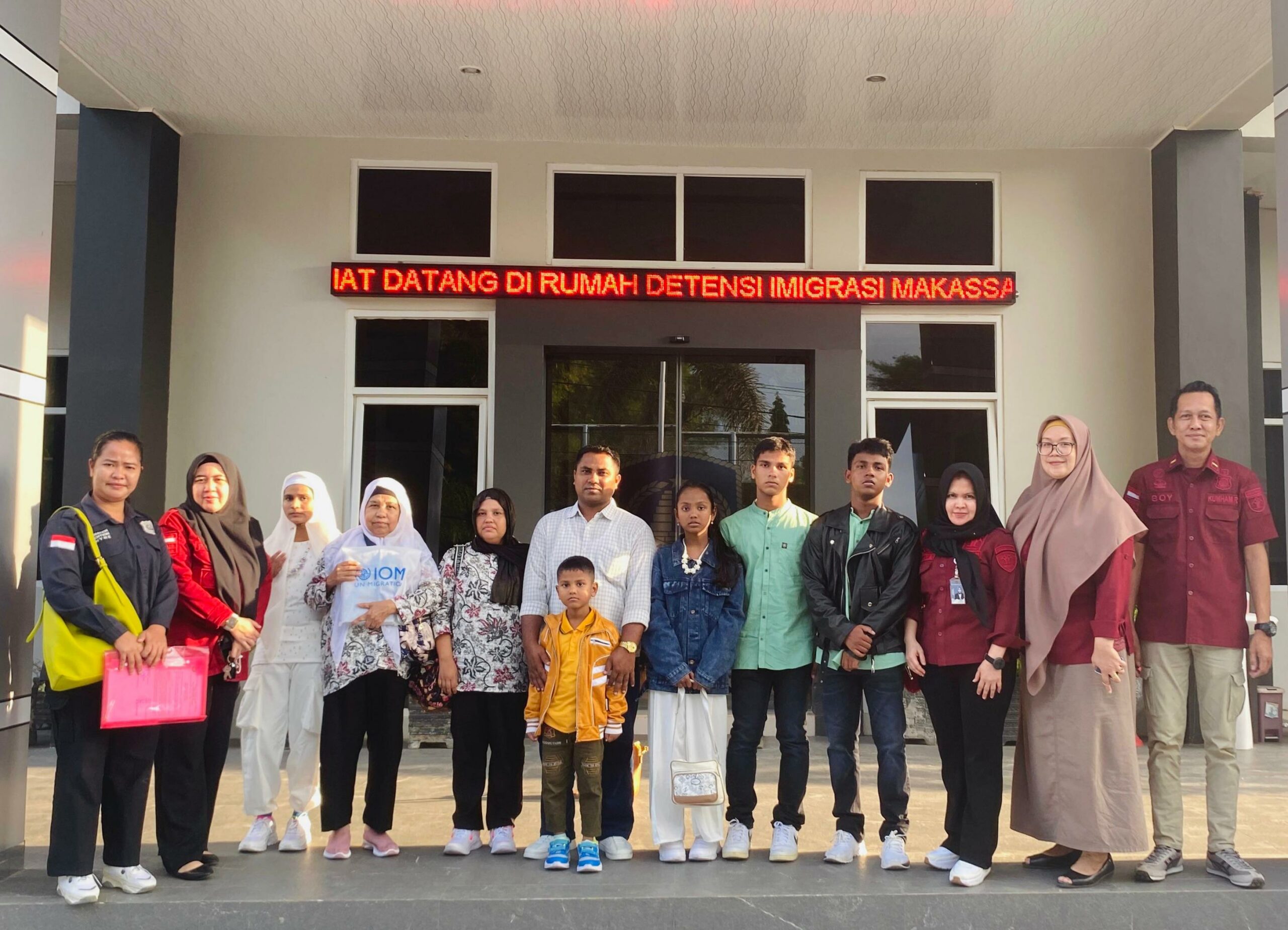 Rudenim Makassar Terima 8 Pengungsi Myanmar dari Pekanbaru