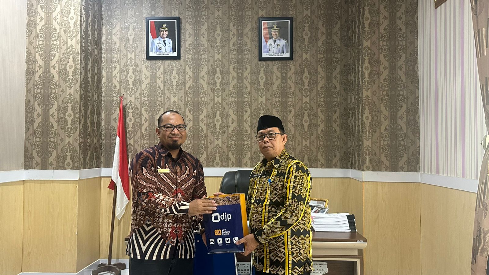 KP2KP Masamba dan BKAD Luwu Utara Perkuat Sinergi Kepatuhan Pajak Daerah