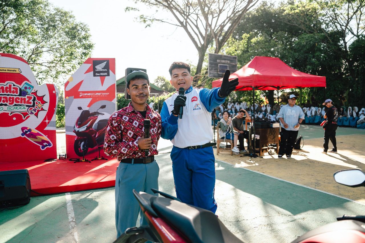 Asmo Sulsel Gaungkan Edukasi Berkendara Aman Lewat Honda ExtravagenZ di SMAN 6 Kendari