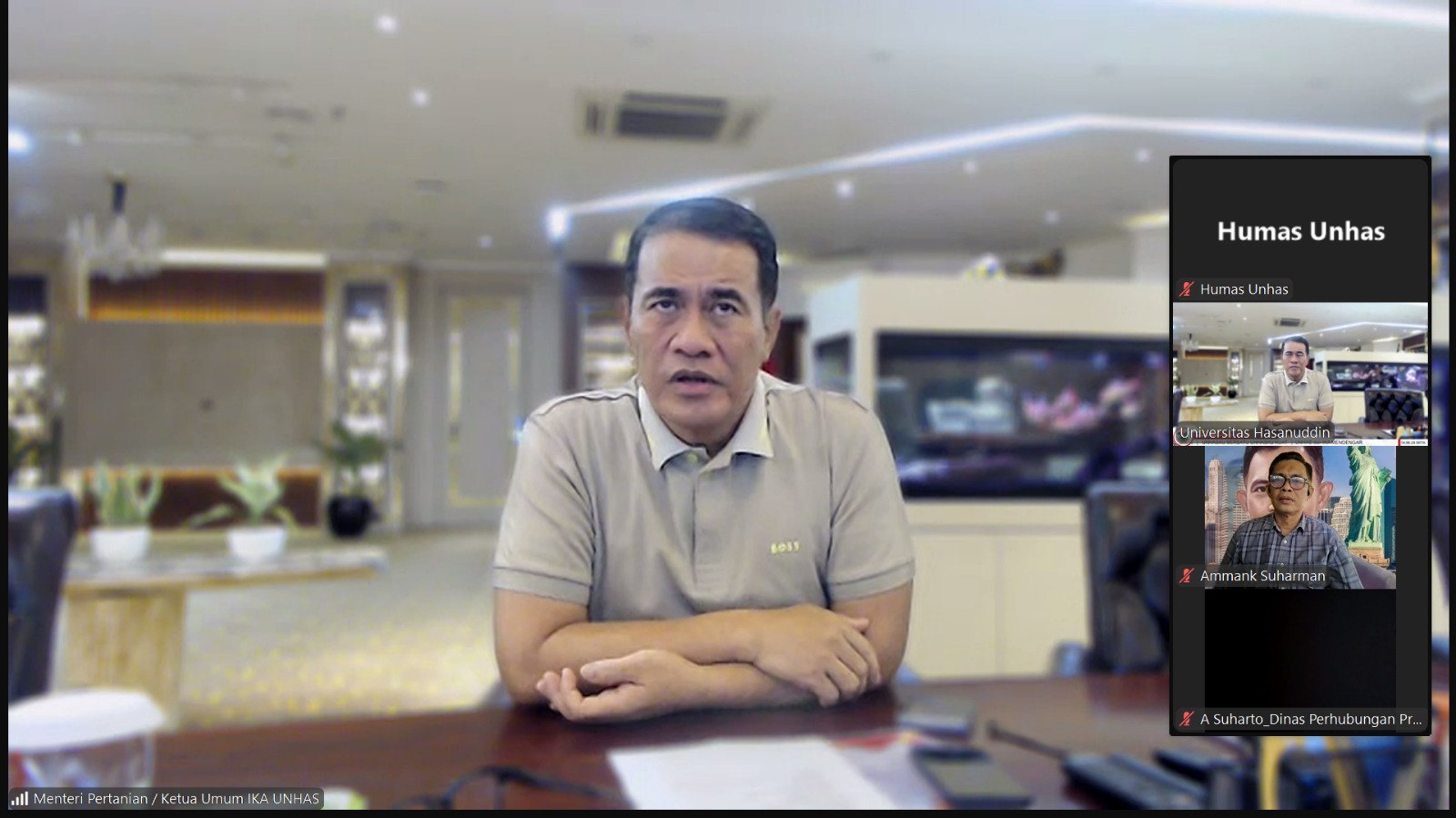 IKA Unhas Perkuat Sinergi dengan Alumni melalui Dialog Terbuka