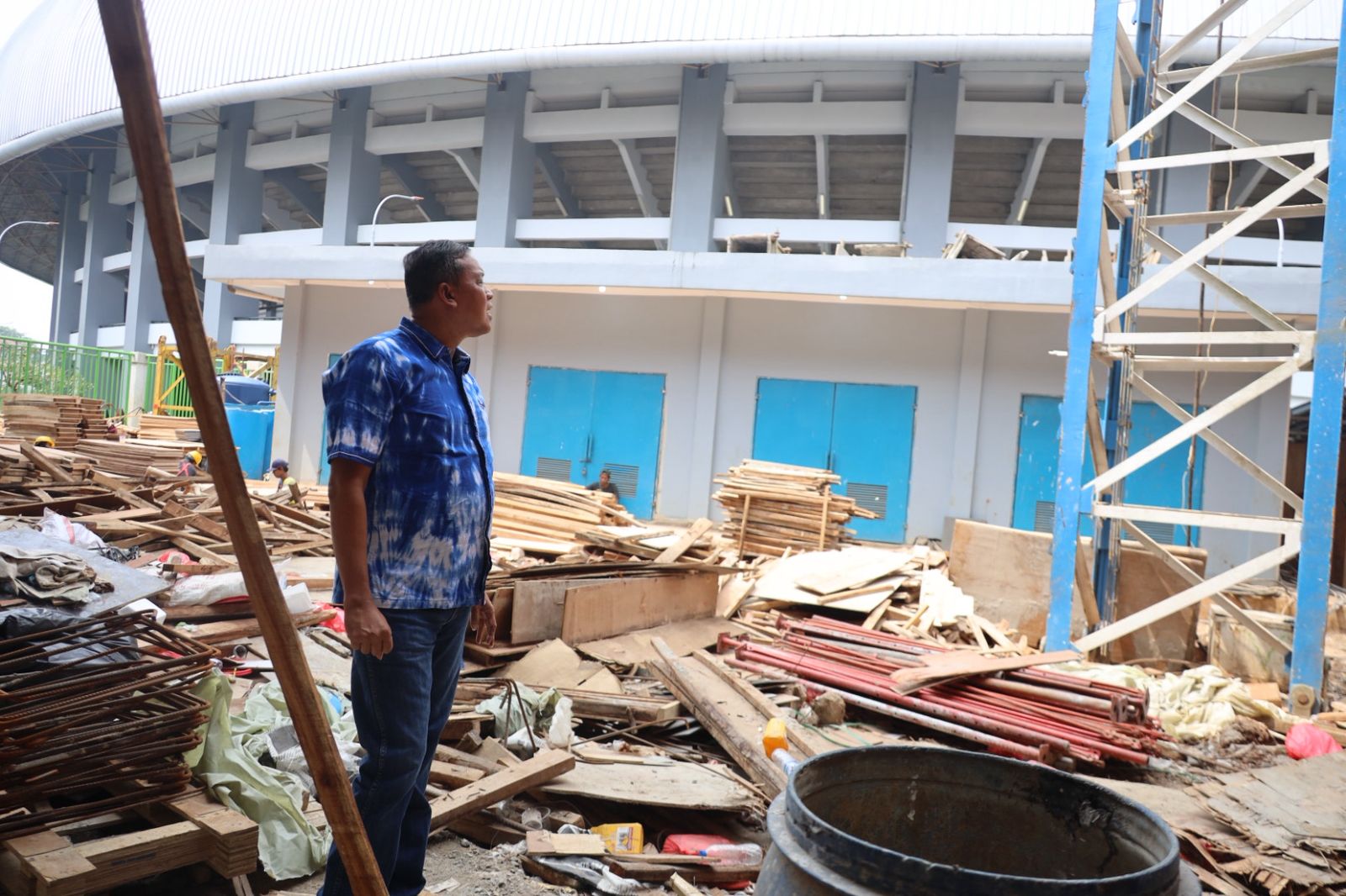 Wali Kota Bekasi Tinjau GOR Bertaraf Internasional Jelang Porprov 2026