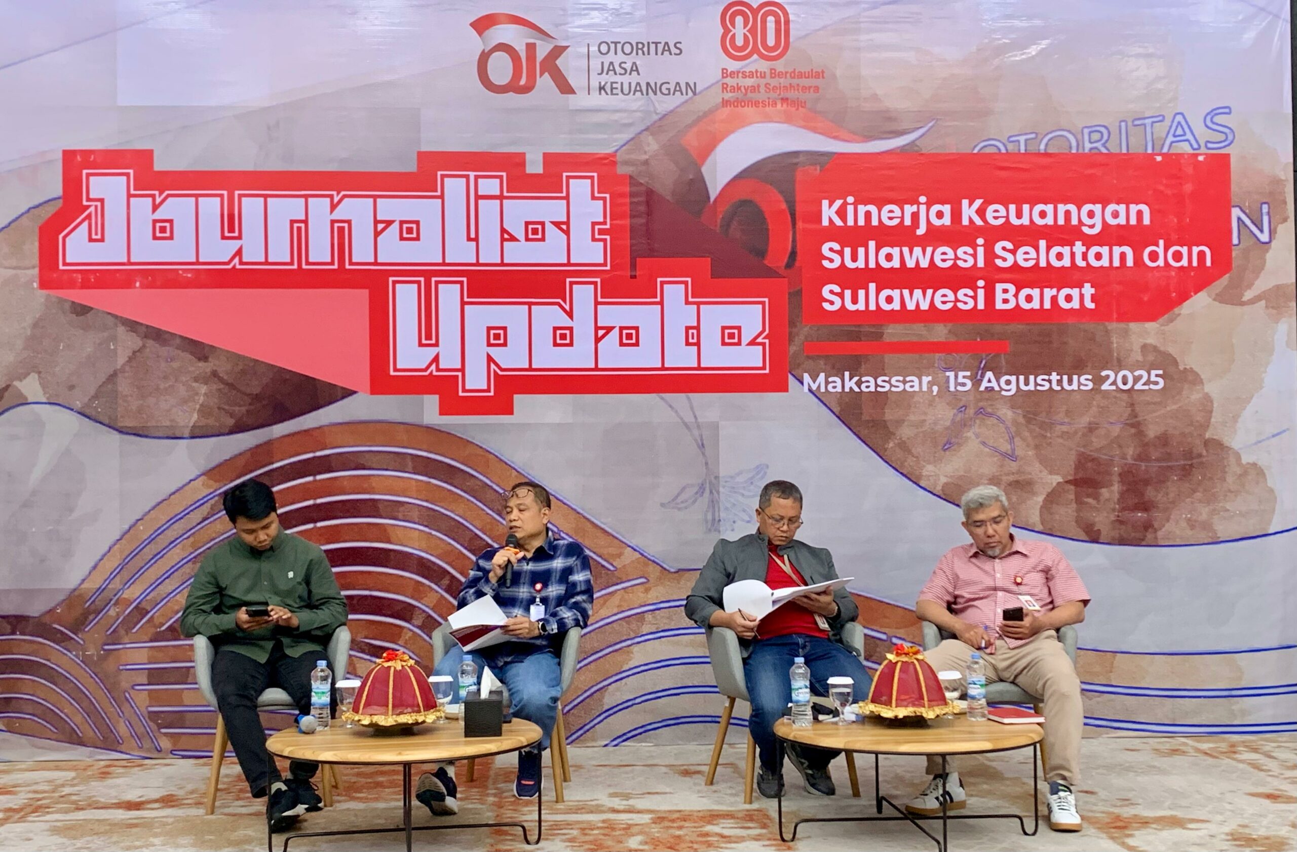 OJK Sulselbar: Pertumbuhan Ekonomi Sulsel Lampaui Nasional, Aset Perbankan Tembus Rp207 T