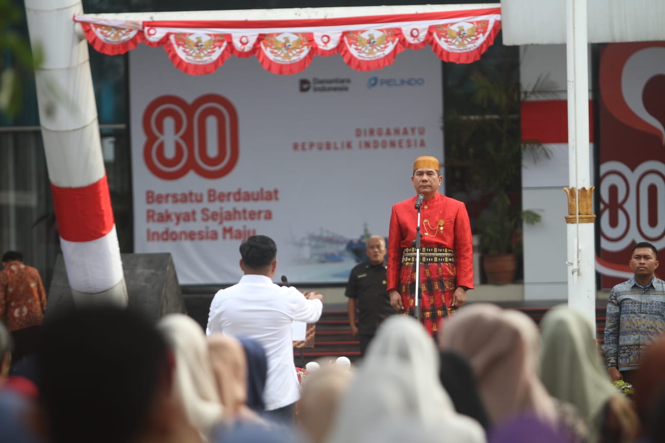 Pelindo Group Wilayah Kerja Makassar Gelar Upacara Peringatan HUT ke-80 Kemerdekaan RI