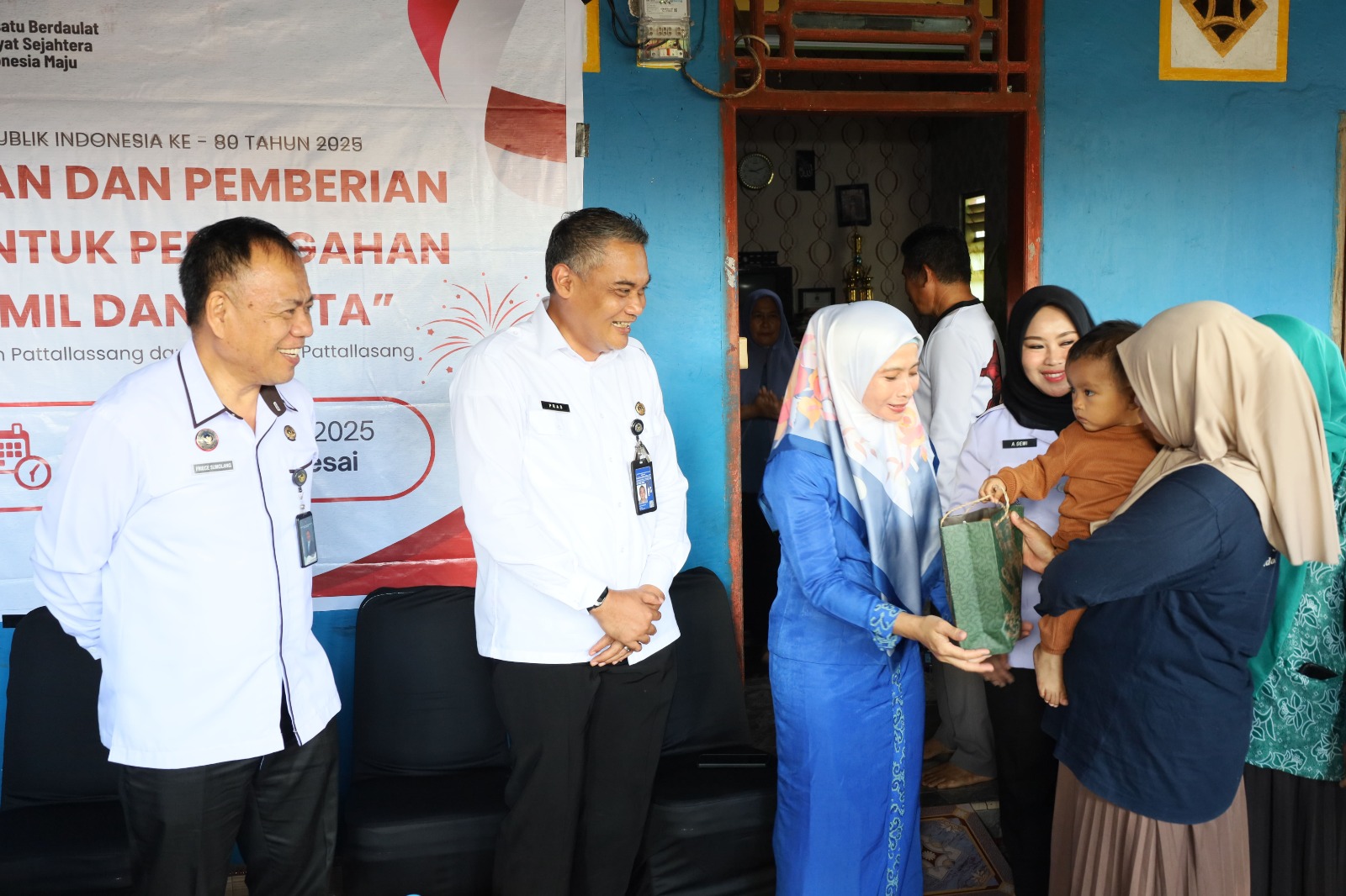 Kawnil Ditjenim Sulsel dan Rudenim Makassar Bersinergi Cegah Stunting di Desa Borong Pa'La'La'