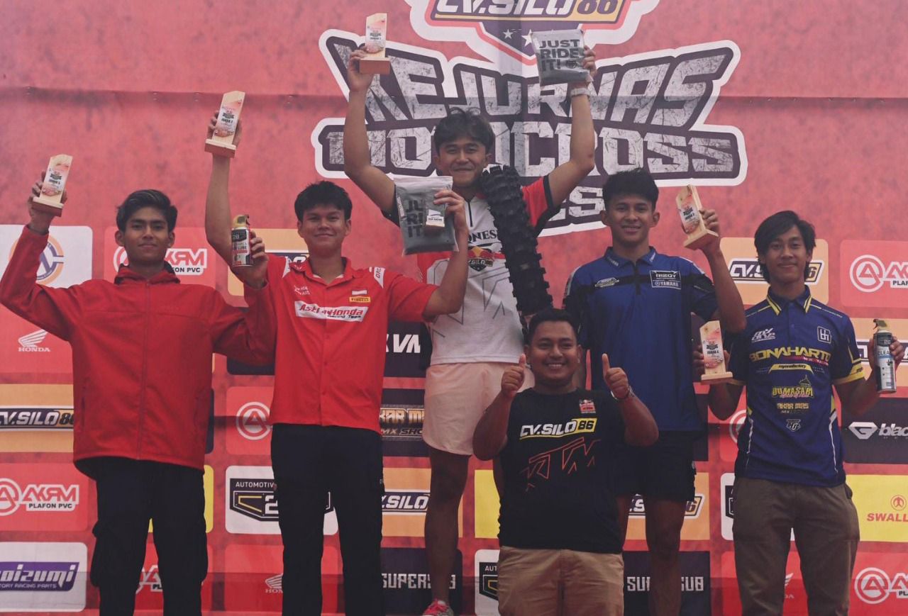 Arsenio Konsisten Raih Double Podium, Kokoh di Papan Atas MX2