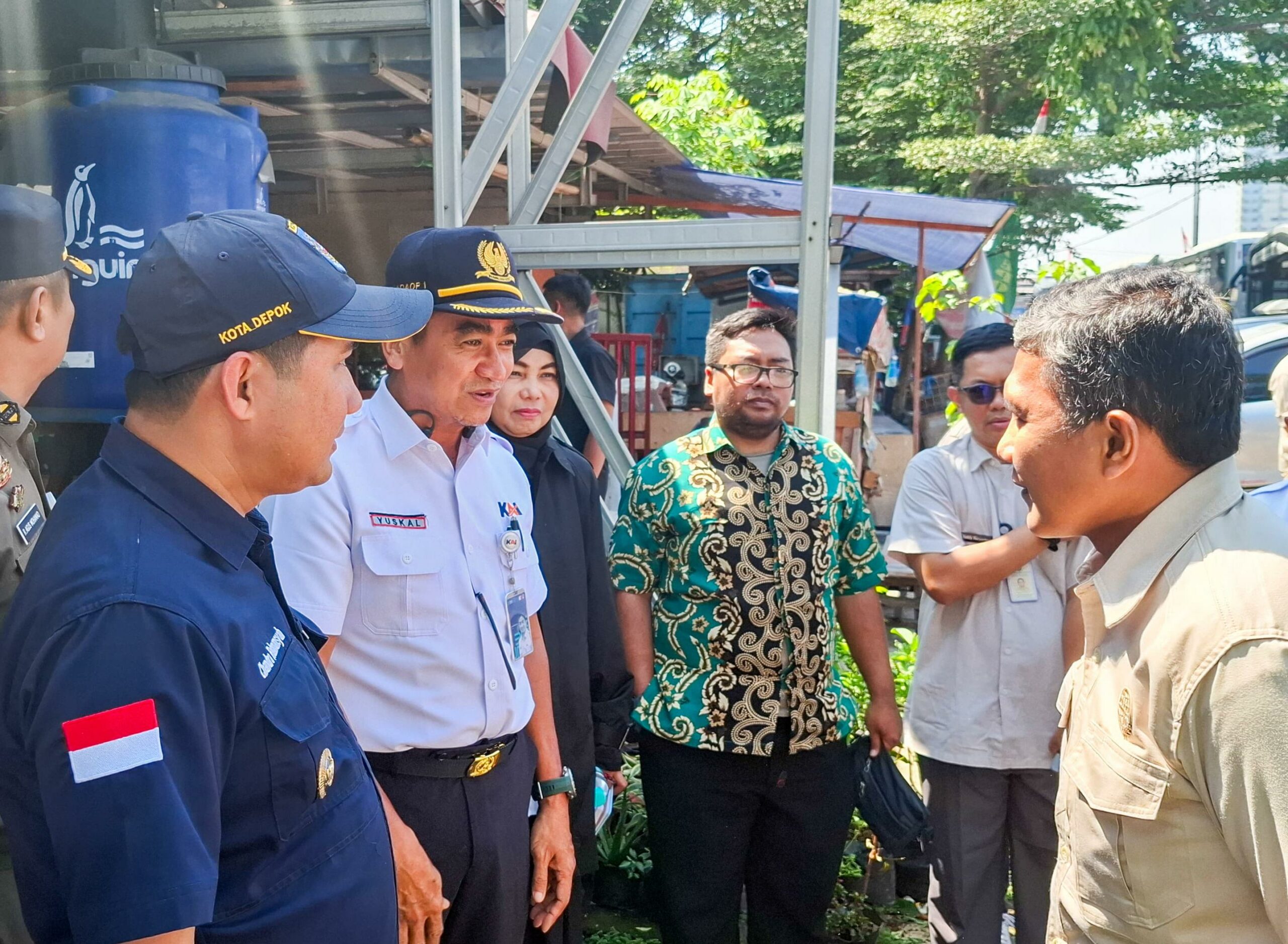 KAI Dorong Perbaikan Fasilitas dan Penerangan di Stasiun Depok Baru