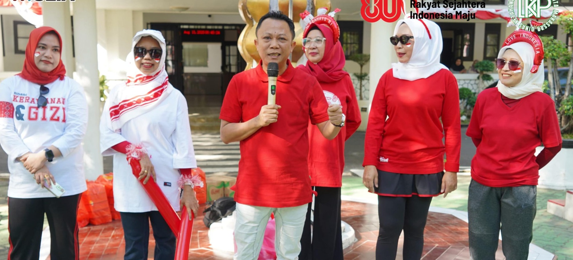HUT ke-80 RI, Dinas Ketahanan Pangan Gelar Porseni Penuh Keceriaan. (Ist)