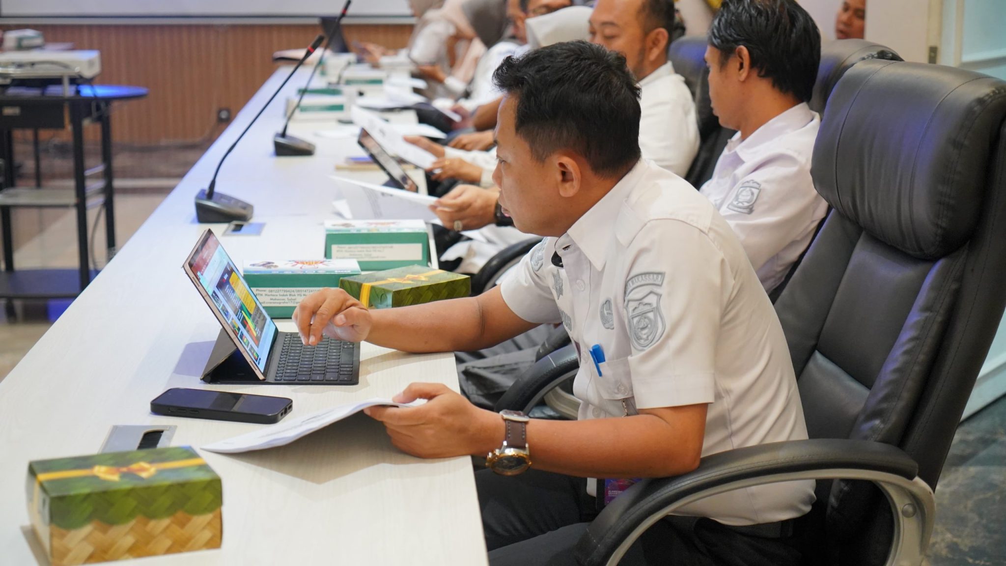 Sekretaris Dinas Ketahanan Pangan (DKP) Kota Makassar, Dr. Alamsyah Sahabuddin