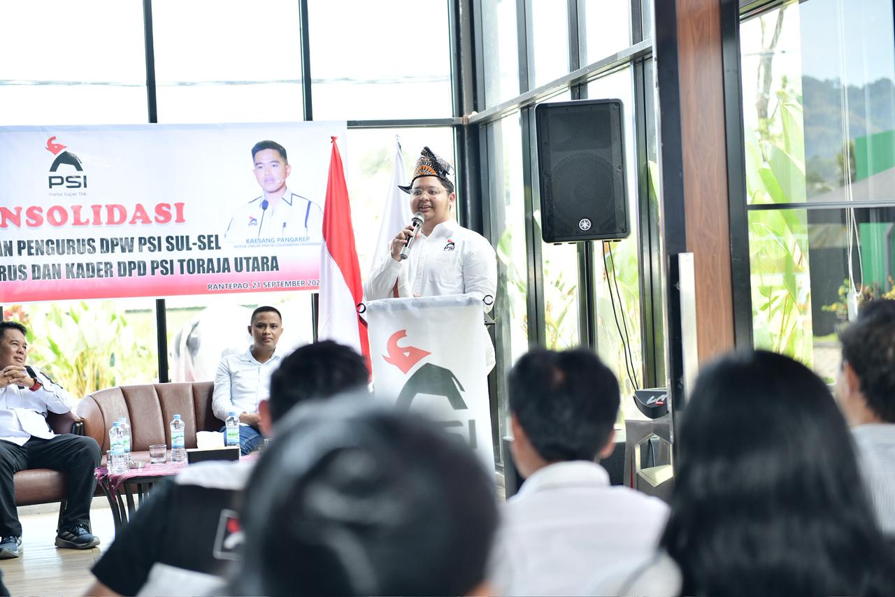 Muammar Gandi Pimpin Konsolidasi PSI Sulsel, Toraja Utara Jadi Basis Kekuatan Baru