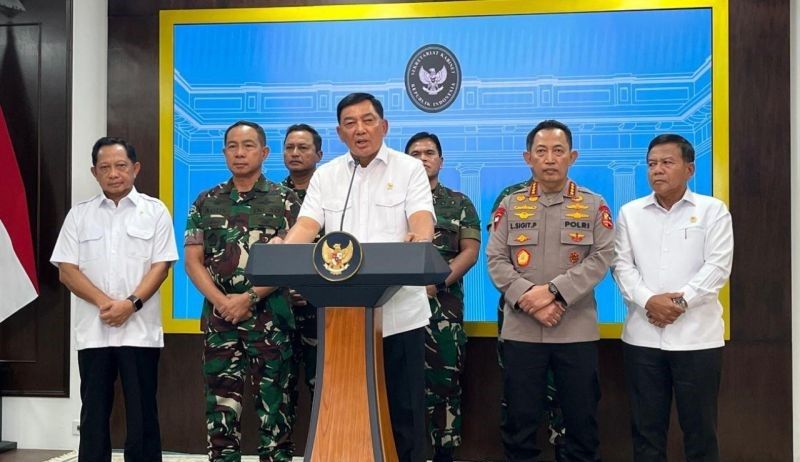 Menteri Pertahanan (Menhan) Sjafrie Sjamsoeddin di Istana Kepresidenan, Jakarta, Minggu (31/8/2025).