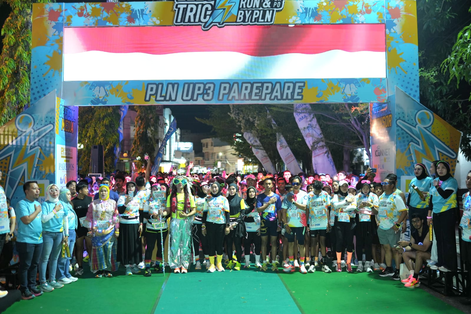 PLN UP3 Parepare Sukses Gelar Electric Colour Run & Expo 2025