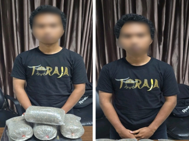 Bea Cukai Makassar dan BNN Gagalkan Penyelundupan 1,2 Kg Ganja dalam Paket Kopi