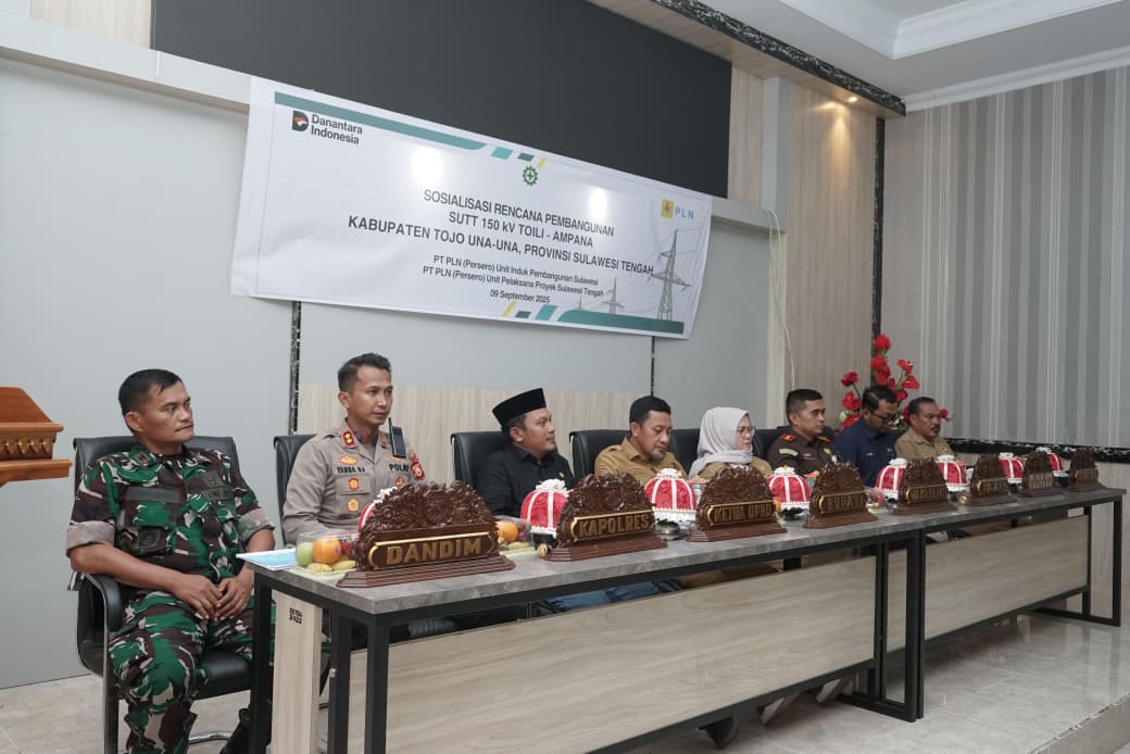 Sosialisasi Rencana Pembangunan SUTT 150 kV Toili-Ampana, Kabupaten Tojo Una-Una, Provinsi Sulawesi Tengah