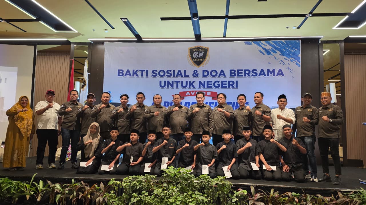 Avoce Celebes Gelar Bakti Sosial, Santuni Yatim hingga Ojol di Makassar