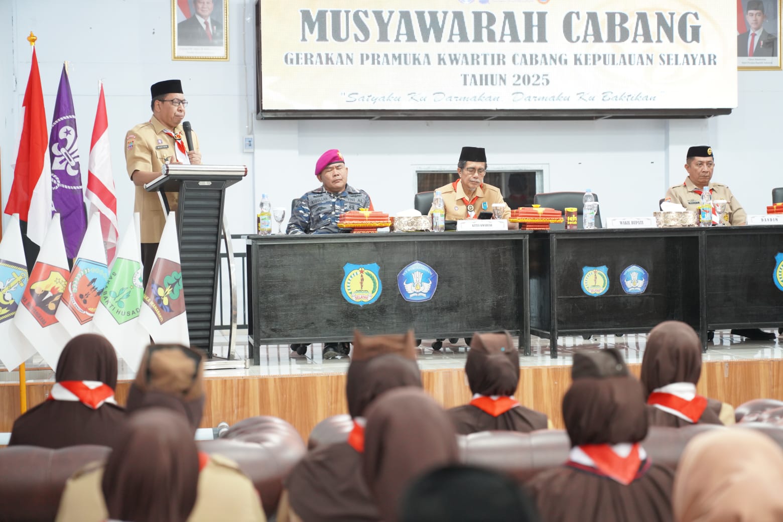 Muscab Pramuka Selayar 2025 Resmi Dibuka, Wabup Muhtar Dorong Sinergi dengan Program Daerah
